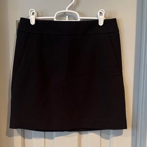 LOFT Elegant Black Mini Skirt